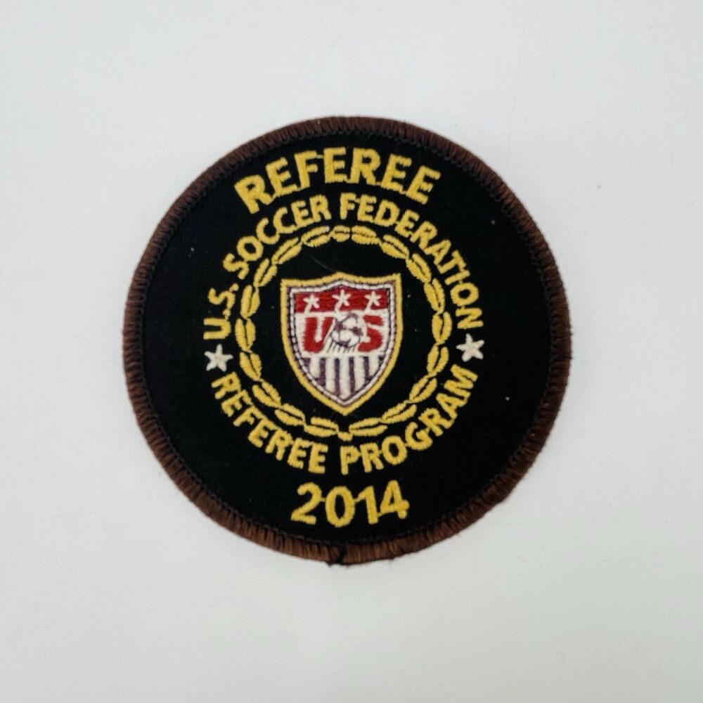 2014 USSF Soccer Referee Badge Patch Official US Soccer Federation Program Crest